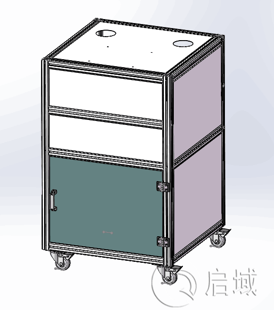 鋁型材機罩CAD圖紙 鋁型材機罩CAD圖紙